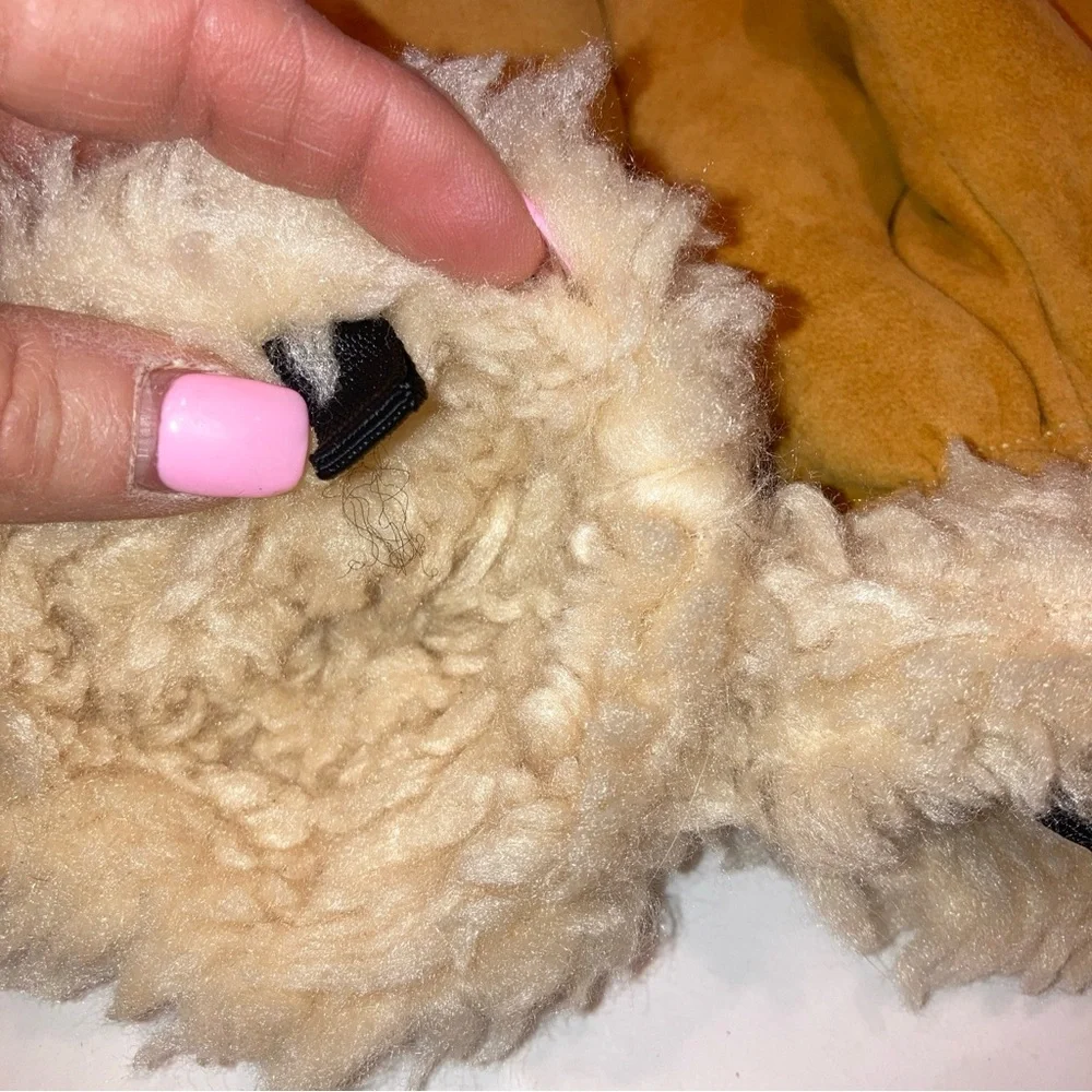 Kinko Kids DEERSKIN Suede Sheepskin Lined BRAND NEW UNISEX Mittens for Kids